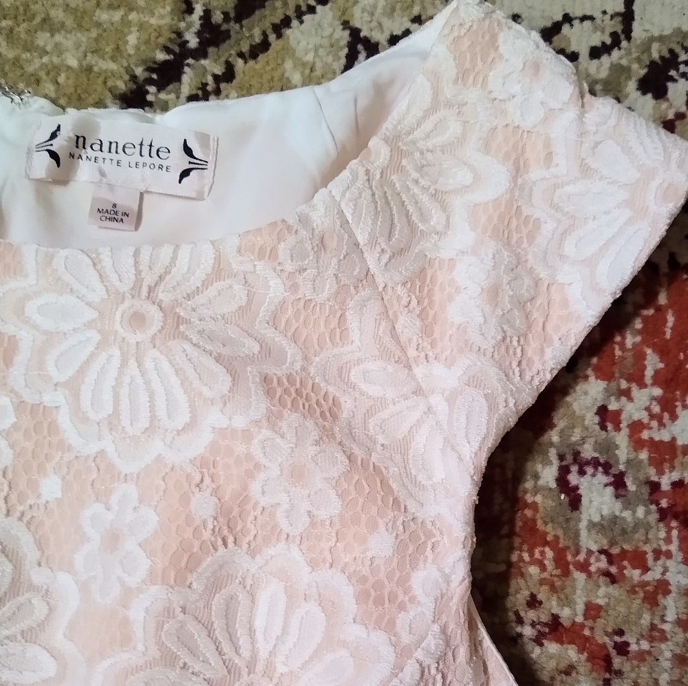 Nannette Lepore Paneled Lace Dress